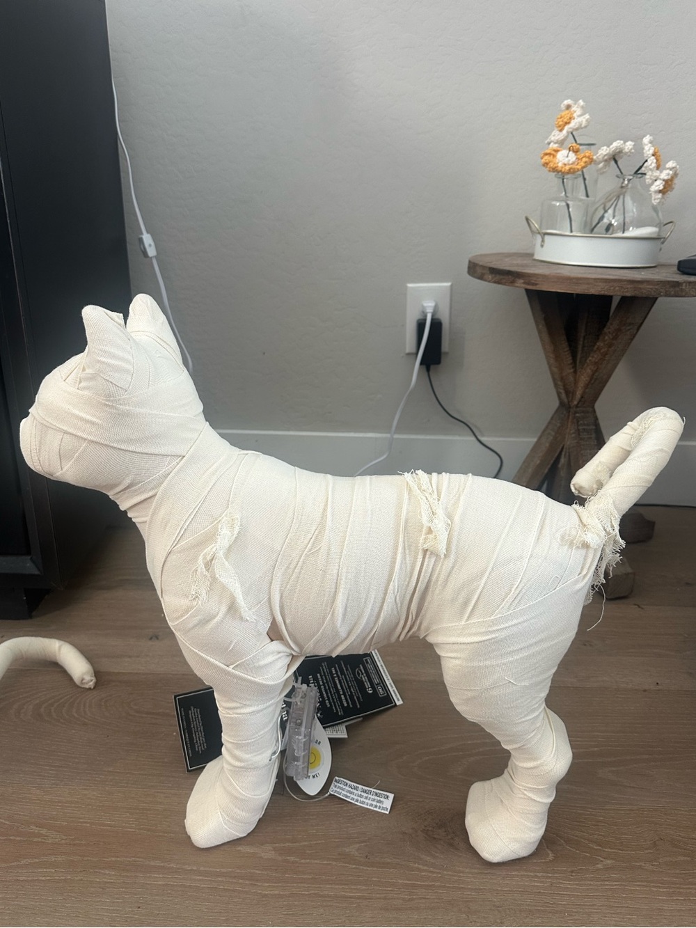 Viral HTF Martha Stewart XL LED Mummy Cat & Halloween Dog Set - Picture 3 of 13